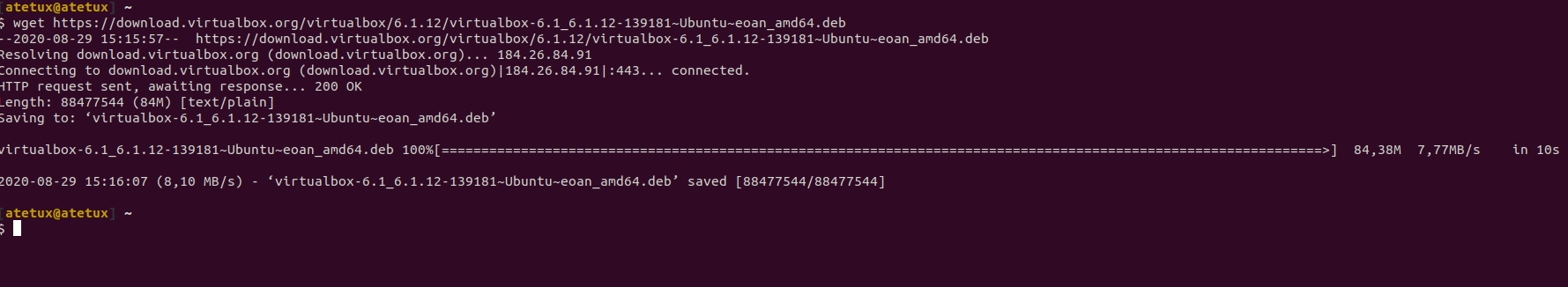Download Virtualbox Ubuntu 20