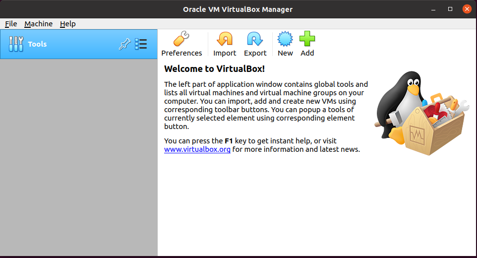 VirtualBox 6.1 on Ubuntu 20