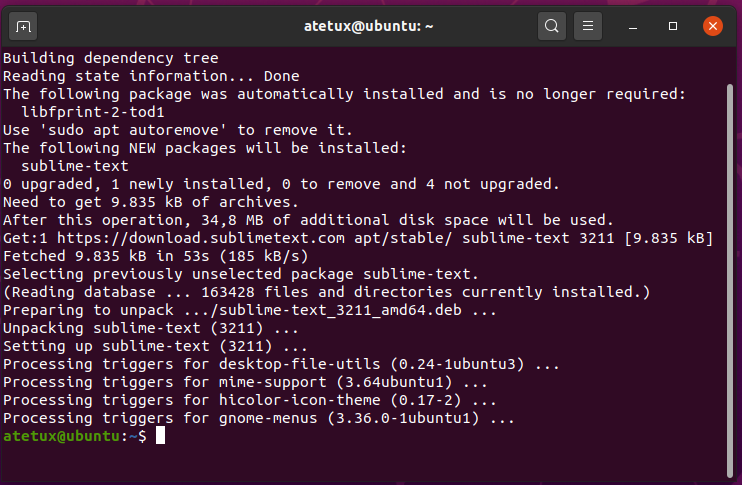 install sublimetext ubuntu